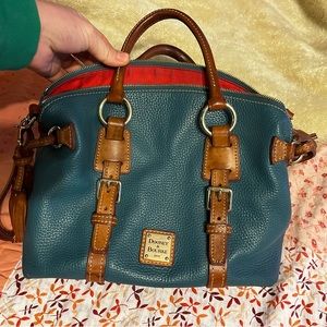 Dooney & Bourke green leather purse